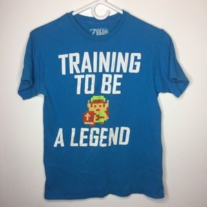 Zelda Medium Blue Graphic Shirt
